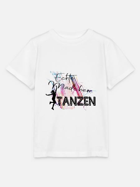 Echte Mädchen Tanzen - Stanley/Stella Kinder T-Shirt MINI CREATOR - Weiß
