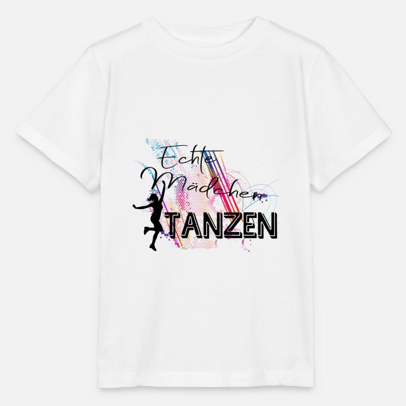 Echte Mädchen Tanzen - Stanley/Stella Kinder T-Shirt MINI CREATOR - Weiß