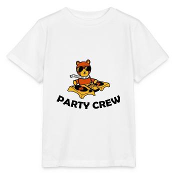 party crew - Stanley/Stella Kinder T-Shirt MINI CREATOR  - Weiß - Vorne - Maike (125cm)