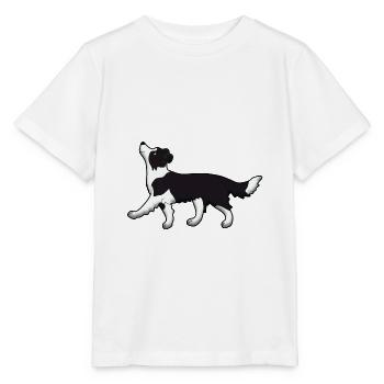 Obedience Border Collie - Stanley/Stella Kinder T-Shirt MINI CREATOR  - Weiß - Vorne - Maike (125cm)