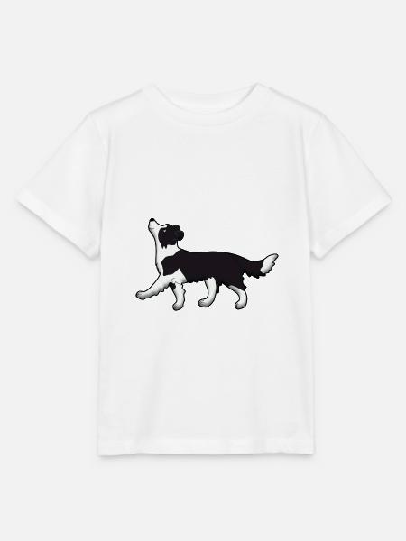 Obedience Border Collie - Stanley/Stella Kinder T-Shirt MINI CREATOR  - Weiß