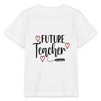 Future Teacher Lehrer Zukunft Baby Kinder - Stanley/Stella Kinder T-Shirt MINI CREATOR  - Weiß - Vorne - Maike (125cm)