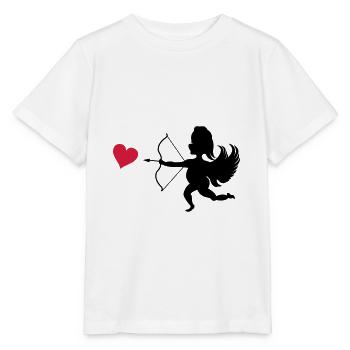 Cupidon Angel 02 - T-shirt bio MINI CREATOR Stanley/Stella Enfant - blanc - Devant - Maike (125cm)