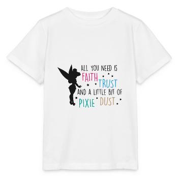 Fée elfe - T-shirt bio MINI CREATOR Stanley/Stella Enfant - blanc - Devant - Maike (125cm)