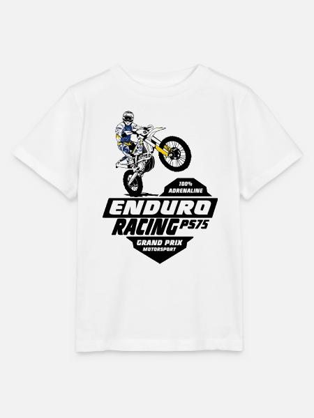 Enduro Offroad - Stanley/Stella Kinder T-Shirt MINI CREATOR - Weiß