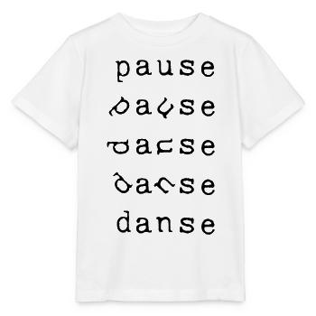 Danse - T-shirt bio MINI CREATOR Stanley/Stella Enfant - blanc - Devant - Maike (125cm)