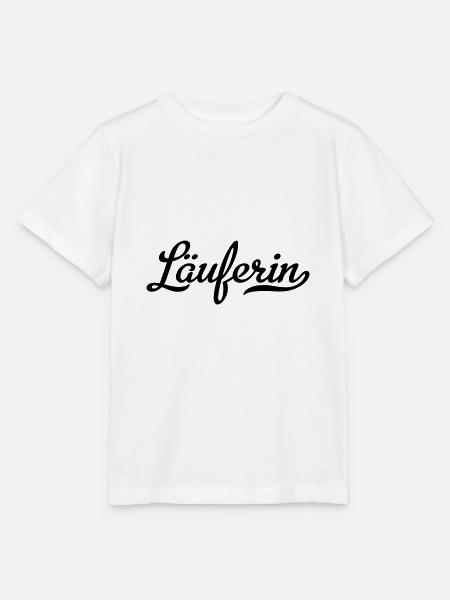 Läuferin - Stanley/Stella Kinder T-Shirt MINI CREATOR  - Weiß