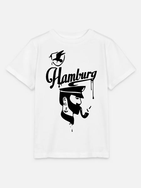 hamburg kietz Reeperbahn Shirt - Stanley/Stella Kinder T-Shirt MINI CREATOR - Weiß