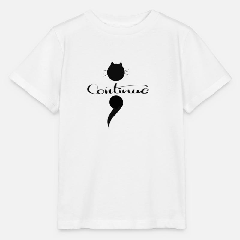 point-virgule - T-shirt bio MINI CREATOR Stanley/Stella Enfant - blanc