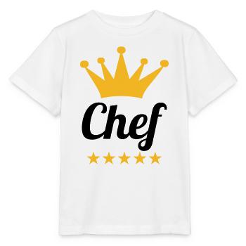 Chef - Stanley/Stella Kinder T-Shirt MINI CREATOR  - Weiß - Vorne - Maike (125cm)