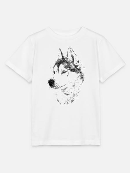 Husky - Stanley/Stella Kinder T-Shirt MINI CREATOR - Weiß