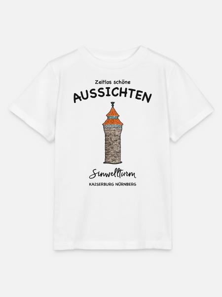 Nürnberg Kaiserburg Sinwellturm, Schöne Aussichten - Stanley/Stella Kinder T-Shirt MINI CREATOR  - Weiß