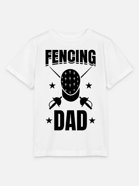 Fecht Papa - Stanley/Stella Kinder T-Shirt MINI CREATOR - Weiß