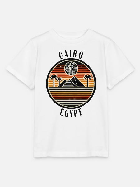 Kairo Ägypten Pyramiden Design - Stanley/Stella Kinder T-Shirt MINI CREATOR  - Weiß