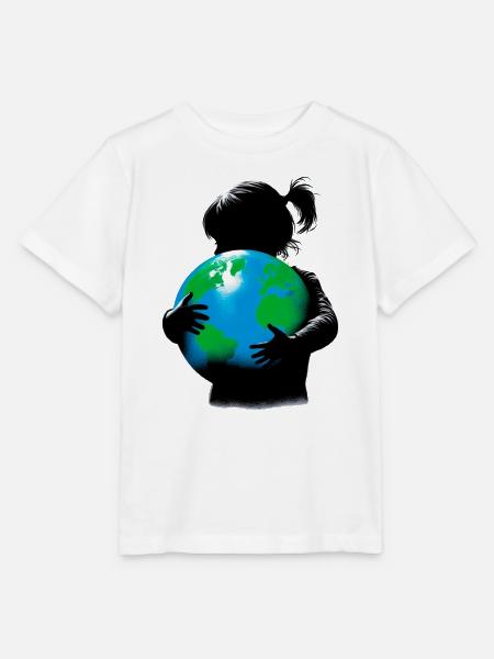 Planet Erde - Stanley/Stella Kinder T-Shirt MINI CREATOR - Weiß