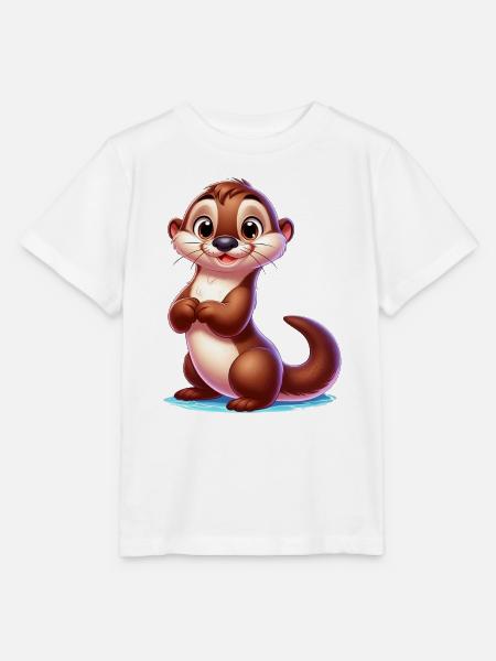Otter - Stanley/Stella Kinder T-Shirt MINI CREATOR - Weiß