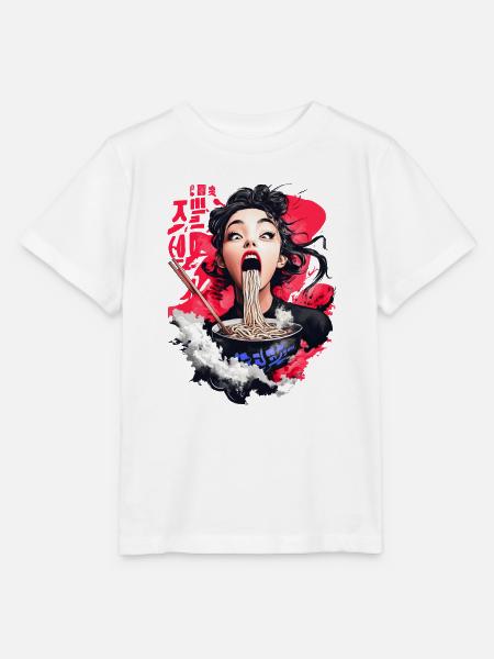 Ramen Like - Stanley/Stella Kinder T-Shirt MINI CREATOR  - Weiß