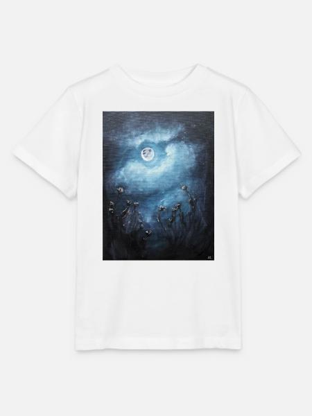 Mystische Nachtszene bei Mondschein - Stanley/Stella Kinder T-Shirt MINI CREATOR - Weiß