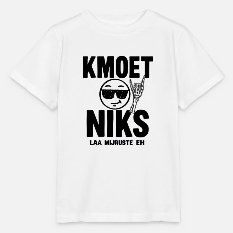 N’AVEZ RIEN À FAIRE — LAA MIJRUSTTE EH. Chemises dialecte - T-shirt bio MINI CREATOR Stanley/Stella Enfant - blanc