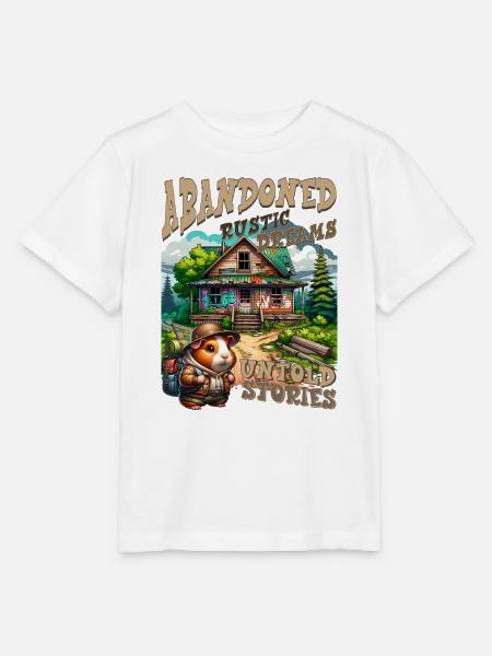 Unerzählte Geschichten: Rustikale Hütte - Stanley/Stella Kinder T-Shirt MINI CREATOR - Weiß