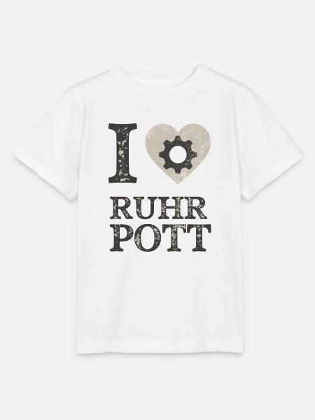 Ich liebe Ruhrpott Gear - Stanley/Stella Kinder T-Shirt MINI CREATOR  - Weiß