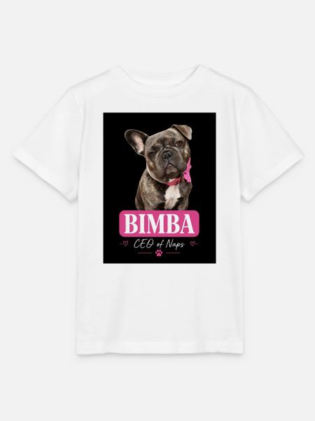 Naps CEO Girl - Stanley/Stella Kinder T-Shirt MINI CREATOR - Weiß