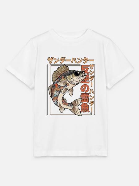 Zander Angler - Stanley/Stella Kinder T-Shirt MINI CREATOR - Weiß