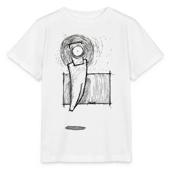 Levitierende Augenprojektion - Stanley/Stella Kinder T-Shirt MINI CREATOR  - Weiß - Vorne - Maike (125cm)