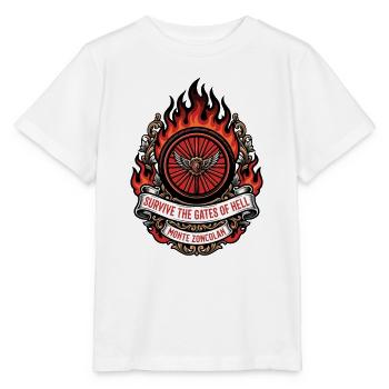 Monte Zoncolan Tore der Hölle - Stanley/Stella Kinder T-Shirt MINI CREATOR  - Weiß - Vorne - Maike (125cm)