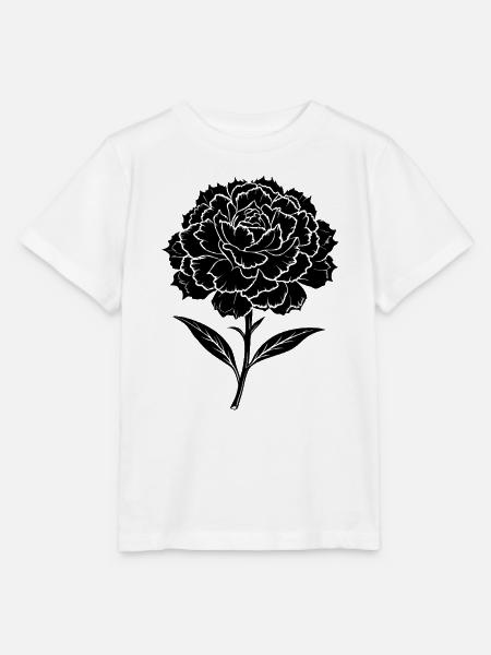 Nelkenblume - Stanley/Stella Kinder T-Shirt MINI CREATOR  - Weiß