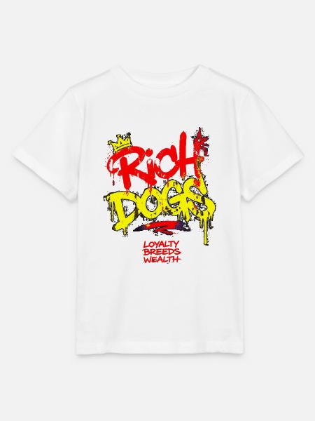 Rich Dogs Graffiti-Krone - Stanley/Stella Kinder T-Shirt MINI CREATOR - Weiß