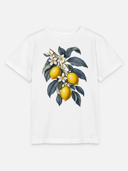 Zitrone - Stanley/Stella Kinder T-Shirt MINI CREATOR  - Weiß