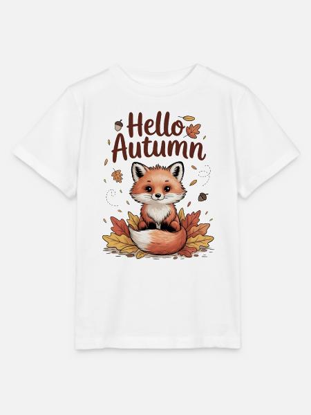 Hallo Herbst - Stanley/Stella Kinder T-Shirt MINI CREATOR - Weiß