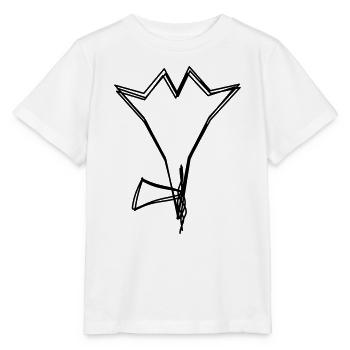 Enzian handgezeichnet - Stanley/Stella Kinder T-Shirt MINI CREATOR  - Weiß - Vorne - Maike (125cm)