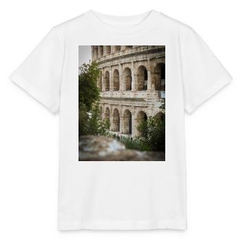 Kolosseumsbögen und Grünflächen - Stanley/Stella Kinder T-Shirt MINI CREATOR  - Weiß - Vorne - Maike (125cm)