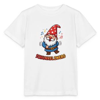 Schunkelzwerg - Zwergenkostüm - Gruppenkostüm - Stanley/Stella Kinder T-Shirt MINI CREATOR  - Weiß - Vorne - Maike (125cm)