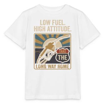 Fuel Freedom Vintage Roadtrip High Attitude - Stanley/Stella Kinder T-Shirt MINI CREATOR  - Weiß - Vorne - Maike (125cm)