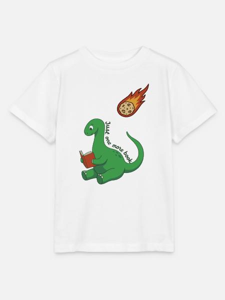 Nur noch ein Buch Dinosaurier - Stanley/Stella Kinder T-Shirt MINI CREATOR - Weiß