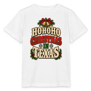 HoHoHo Weihnachten in Texas - Stanley/Stella Kinder T-Shirt MINI CREATOR  - Weiß - Vorne - Maike (125cm)