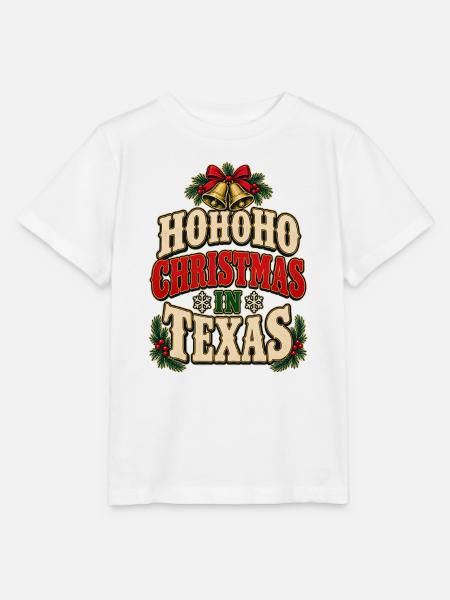 HoHoHo Weihnachten in Texas - Stanley/Stella Kinder T-Shirt MINI CREATOR - Weiß