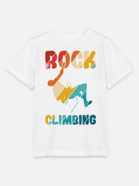 Klettern Bouldern - Stanley/Stella Kinder T-Shirt MINI CREATOR - Weiß