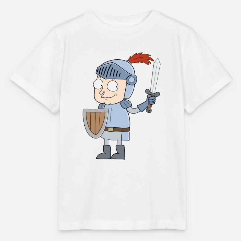 Kleiner Ritter - Stanley/Stella Kinder T-Shirt MINI CREATOR  - Weiß