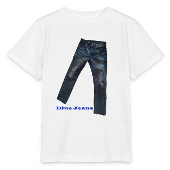 Blue Jeans - Stanley/Stella Kinder T-Shirt MINI CREATOR  - Weiß - Vorne - Maike (125cm)