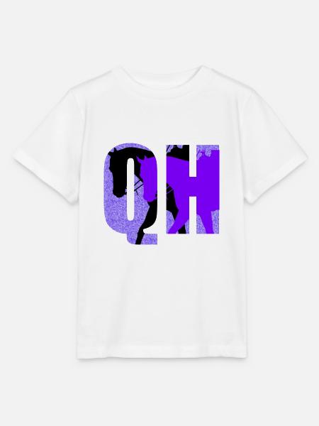 QH-lila-schwarz - Stanley/Stella Kinder T-Shirt MINI CREATOR - Weiß