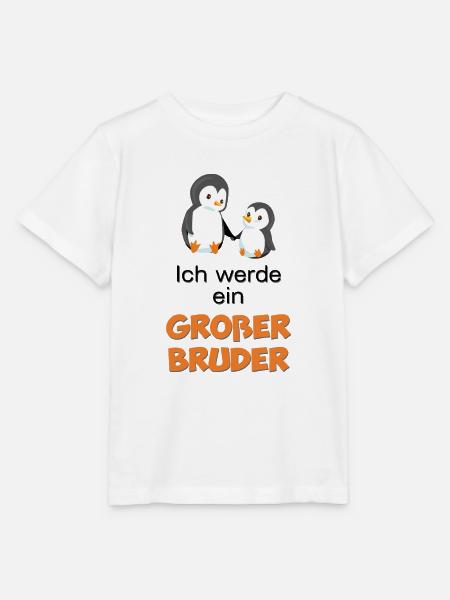 Ich werde ein großer Bruder - Stanley/Stella Kinder T-Shirt MINI CREATOR  - Weiß