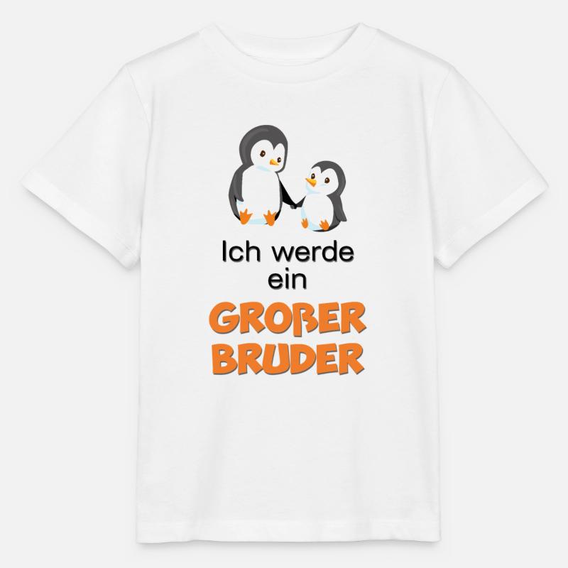 Ich werde ein großer Bruder - Stanley/Stella Kinder T-Shirt MINI CREATOR  - Weiß