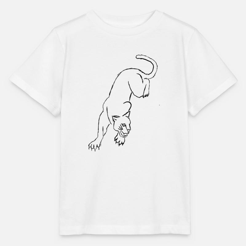jaguar - T-shirt bio MINI CREATOR Stanley/Stella Enfant - blanc