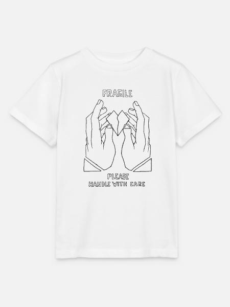 Vorsichtig behandeln - Stanley/Stella Kinder T-Shirt MINI CREATOR - Weiß