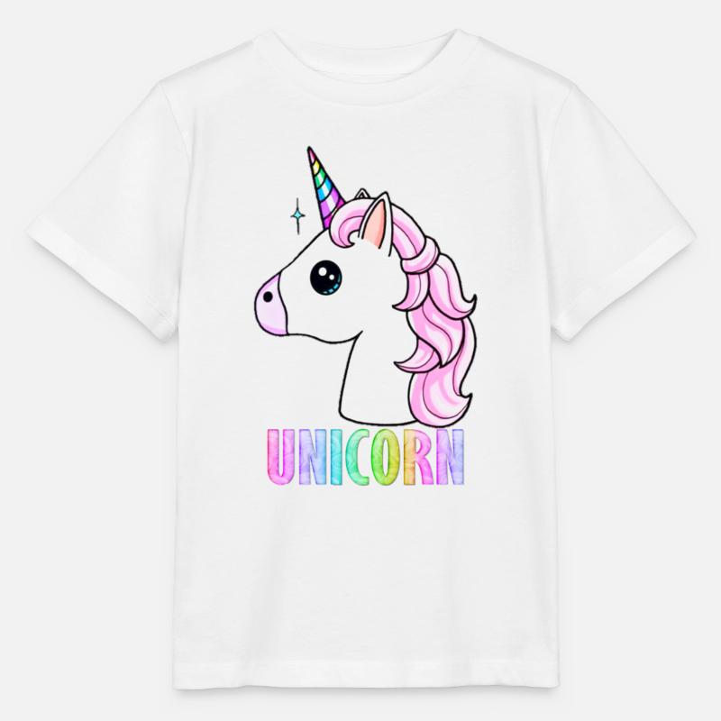 Unicorn - Stanley/Stella Kinder T-Shirt MINI CREATOR  - Weiß