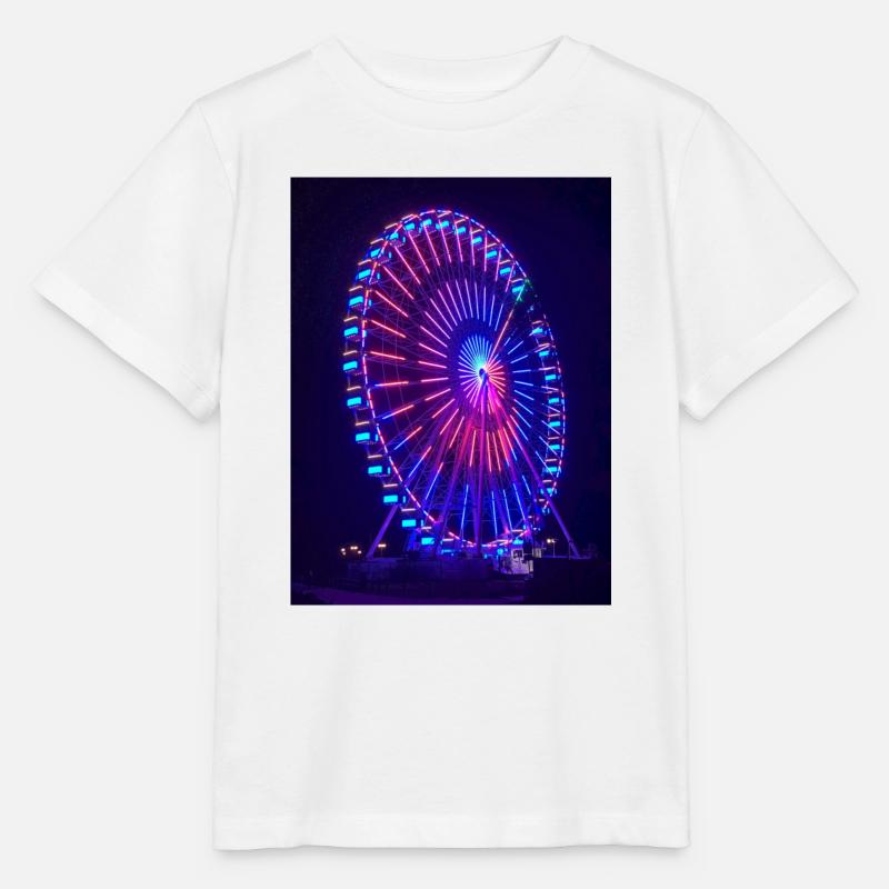 Grande roue de grömitz - T-shirt bio MINI CREATOR Stanley/Stella Enfant - blanc